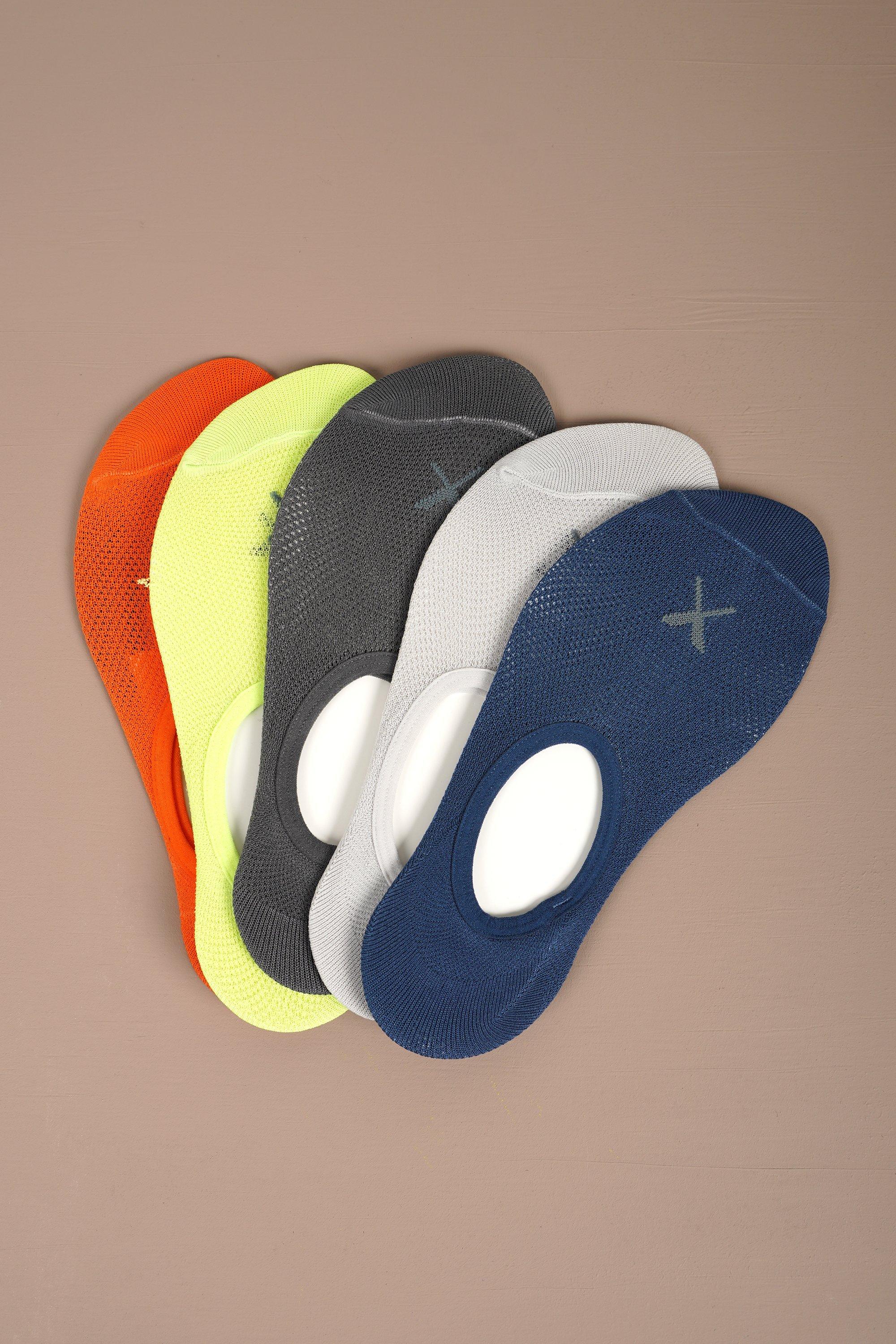 5pack Seamless Knit Secret Socks