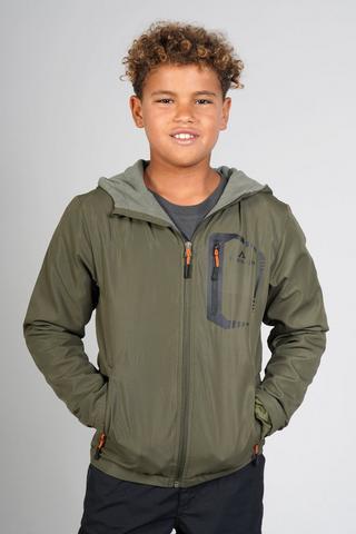 Fleece-lined Shell Hoodie