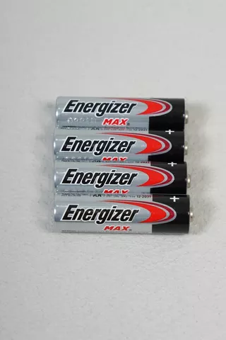 Energizer Max Alkaline Aaa Card 3+1 Free