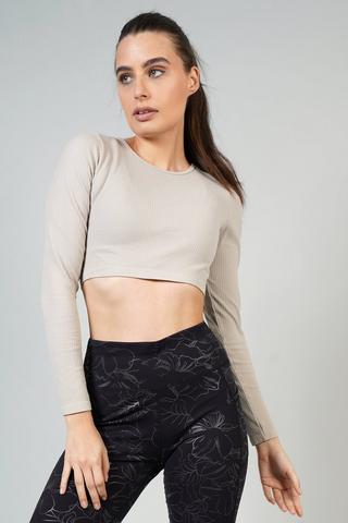 Seamless Long Sleeve Crop Top