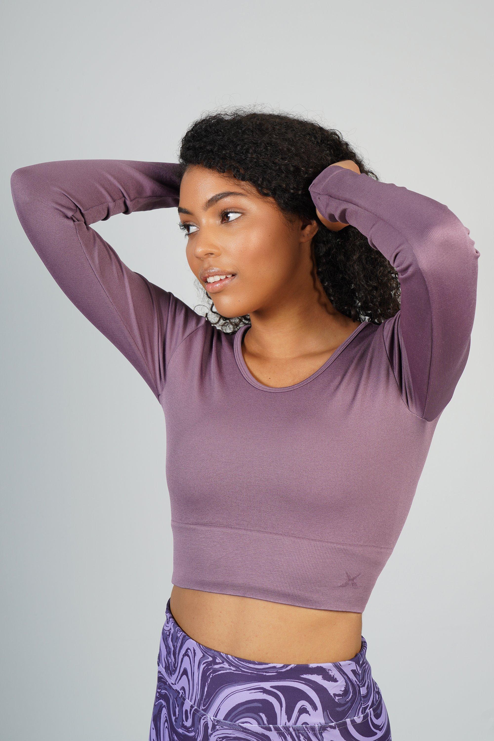 Women's Lilas Crop Top - FlowState Seamless Zip Cropped Top