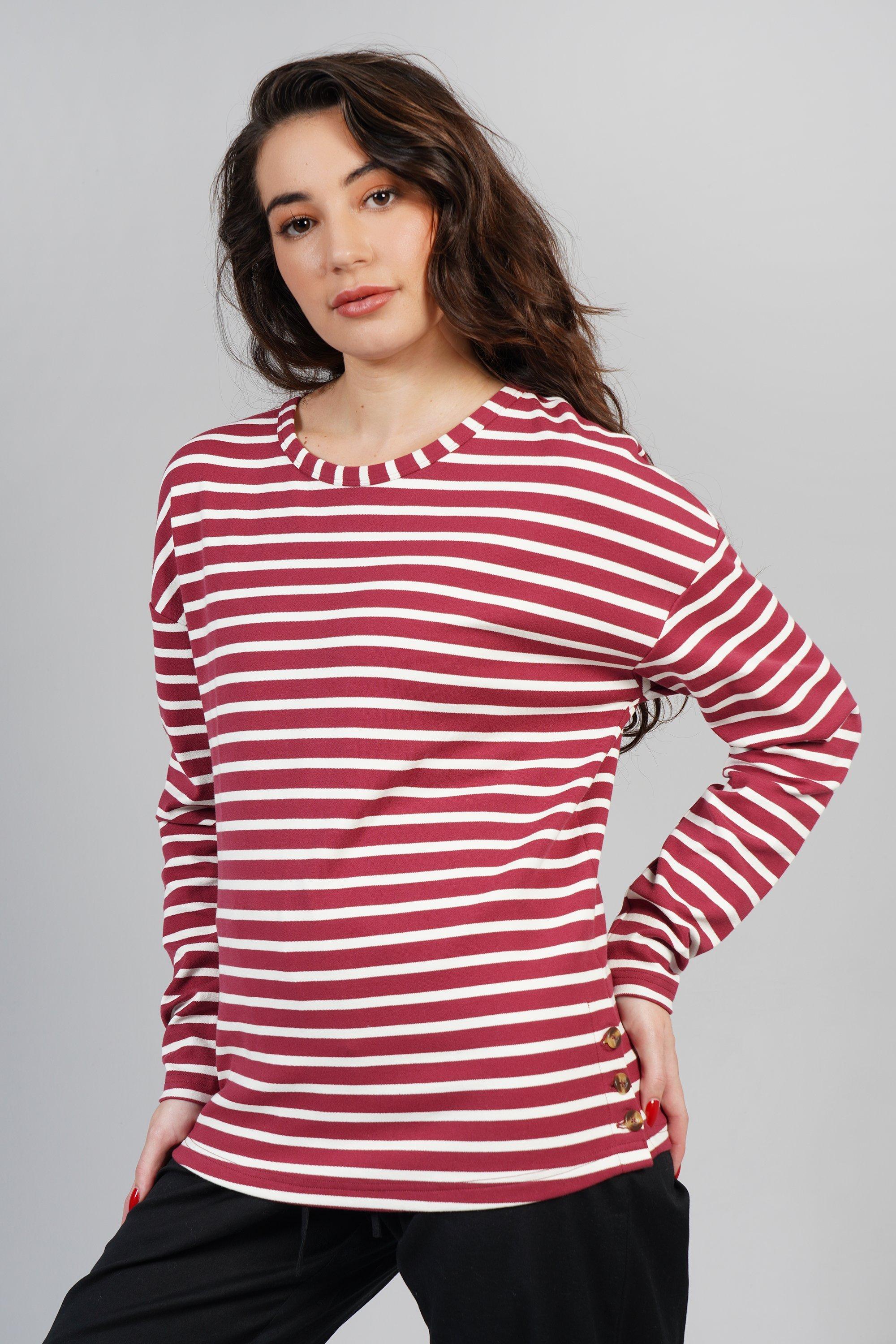 Striped Serendipity Pullover