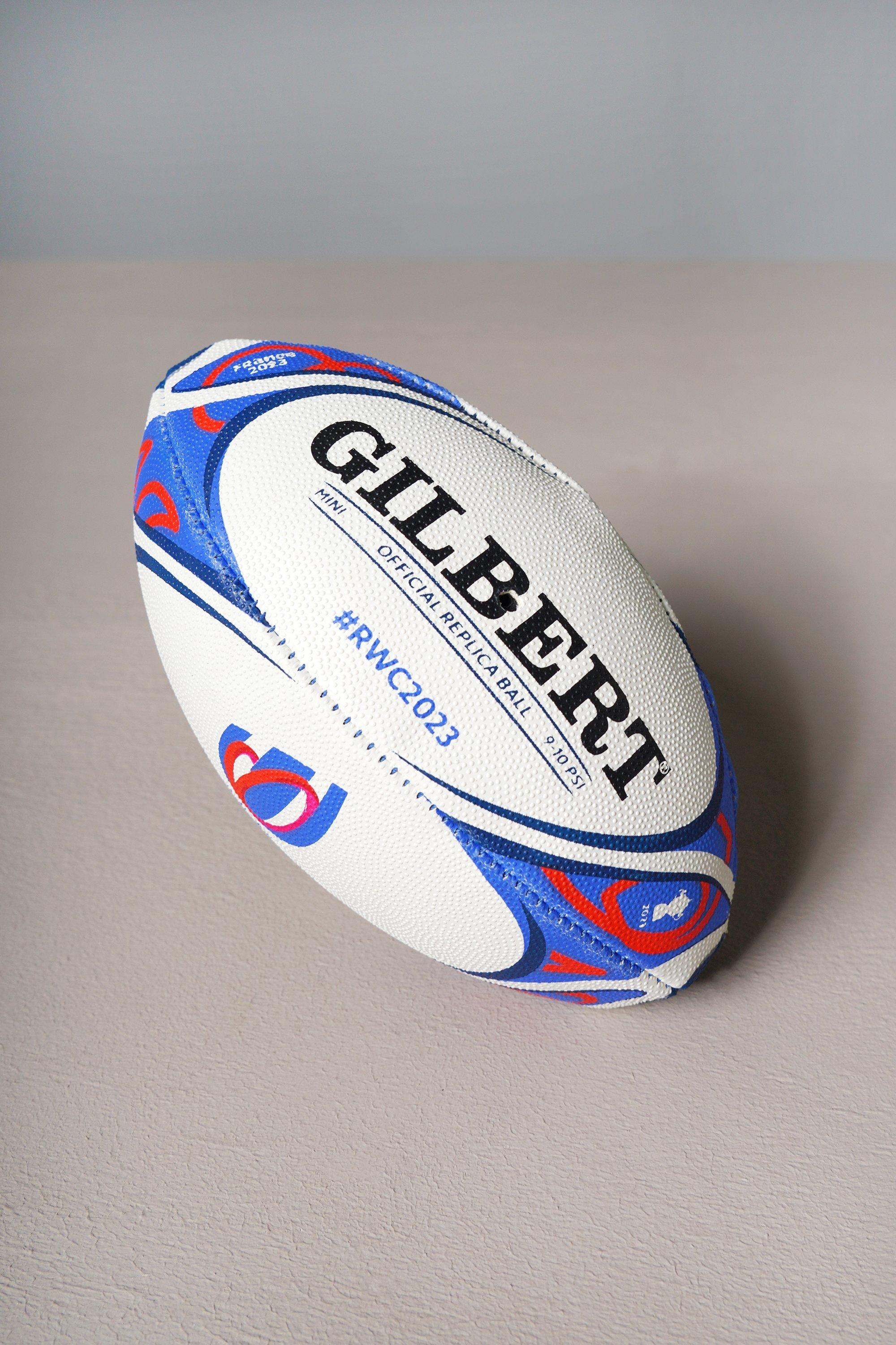 thumbnail image 2 of Gilbert Watermelon Rugby Ball - Fun Size 5 Training Ball For Backyard Games & Kids 2 of 12