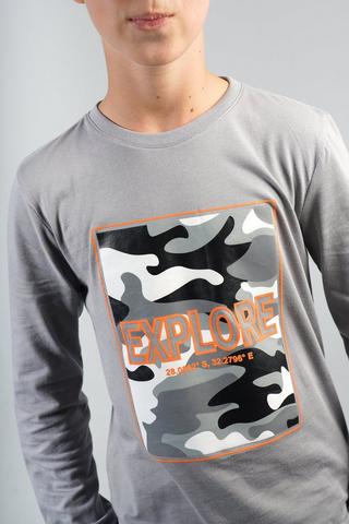 Cotton Long Sleeve T-shirt