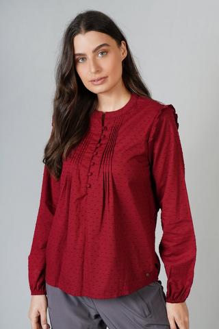 Pleated Blouse