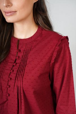 Pleated Blouse