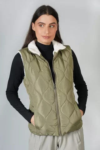 Sherpa-lined Gilet