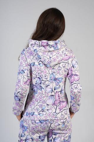 Print Hooded Pullover