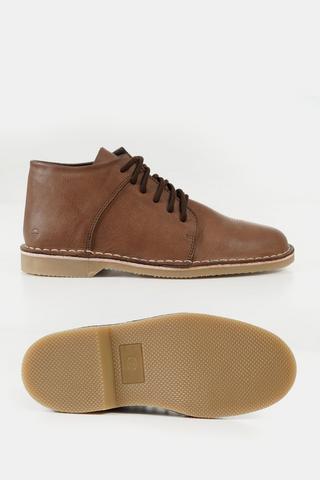 Leather Lace-up Boots