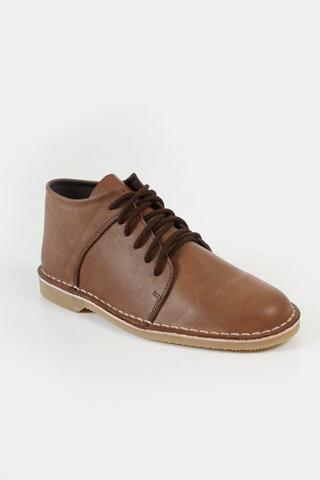 Leather Lace-up Boots