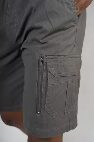 Zip-up Pocket Cargo Shorts