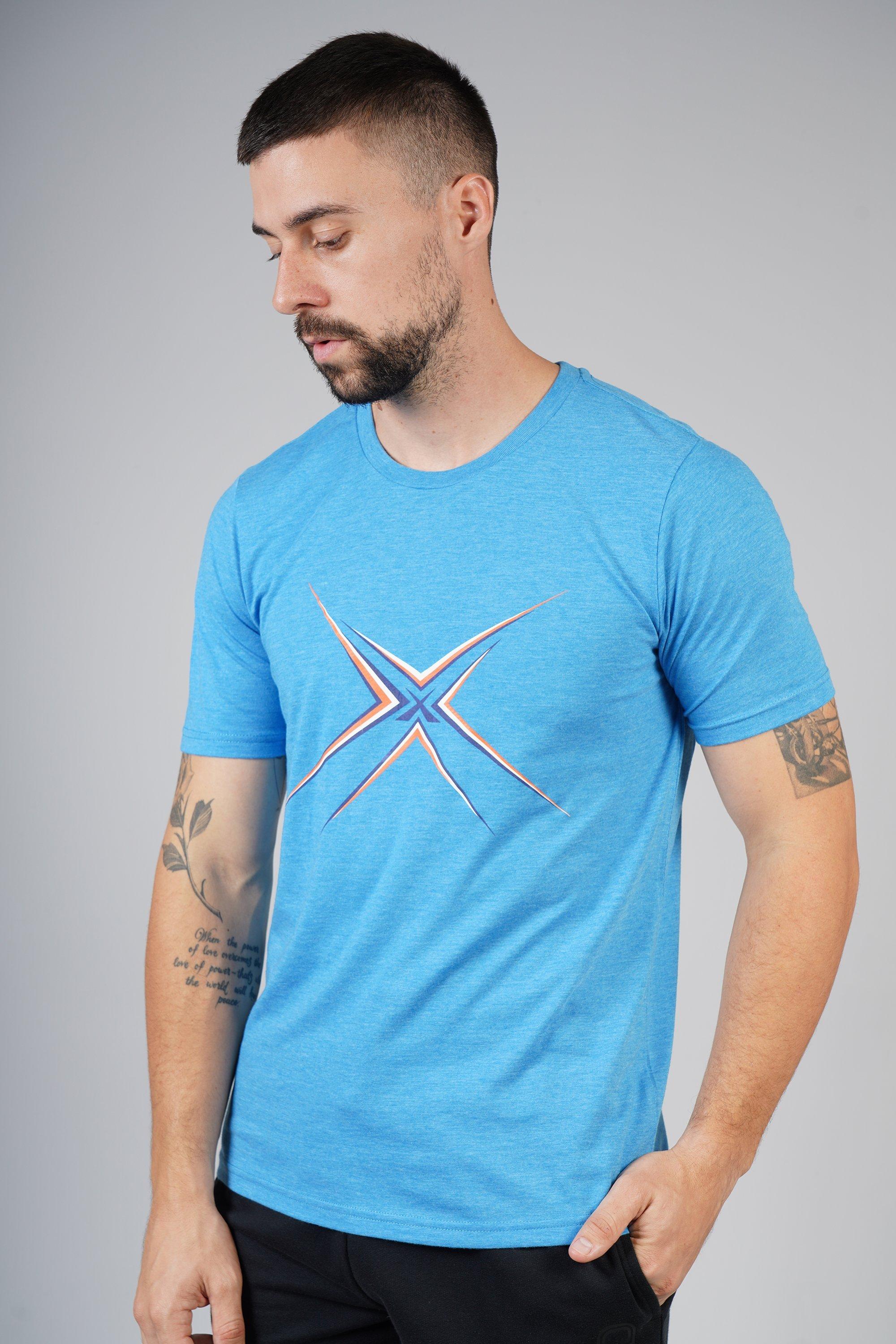 Men's Oversized Active T-Shirt – Cotton Workout Raglan Top With Eye-Catching Design 6 thumbnail image