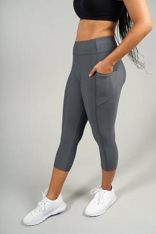 Motion Cropped Leggings With Pocket