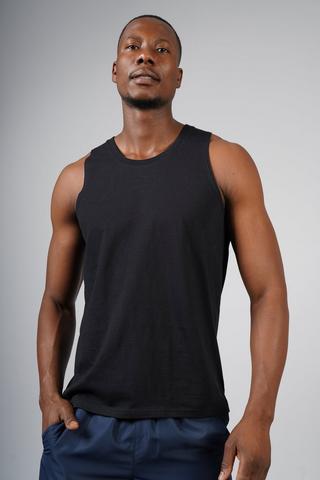 Mens black hot sale cotton vest