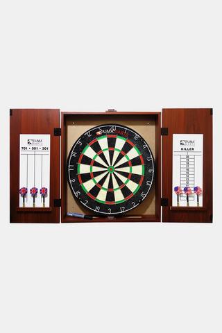 Puma Dartboard + Cabinet Combo