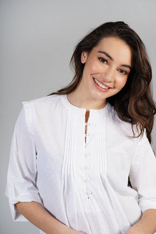 Pleated Blouse
