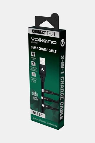 Volkano 3-in-1 Charge Cable