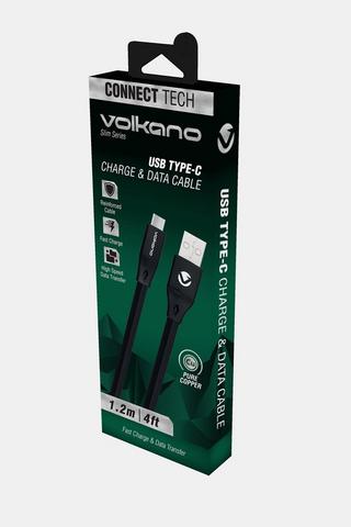 Volkano Type-c Slim Charger Cable