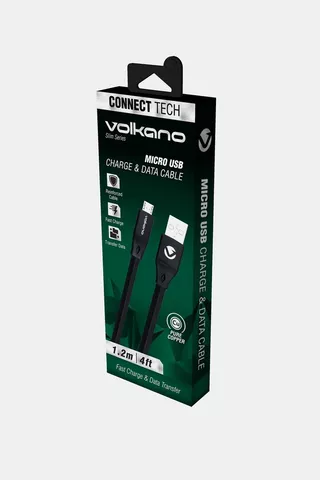 Volkano Micro Usb Slim Charger Cable