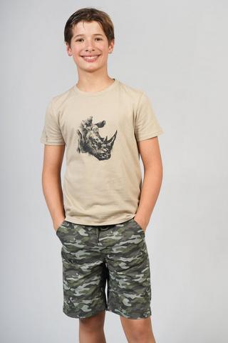 Camo Print Shorts