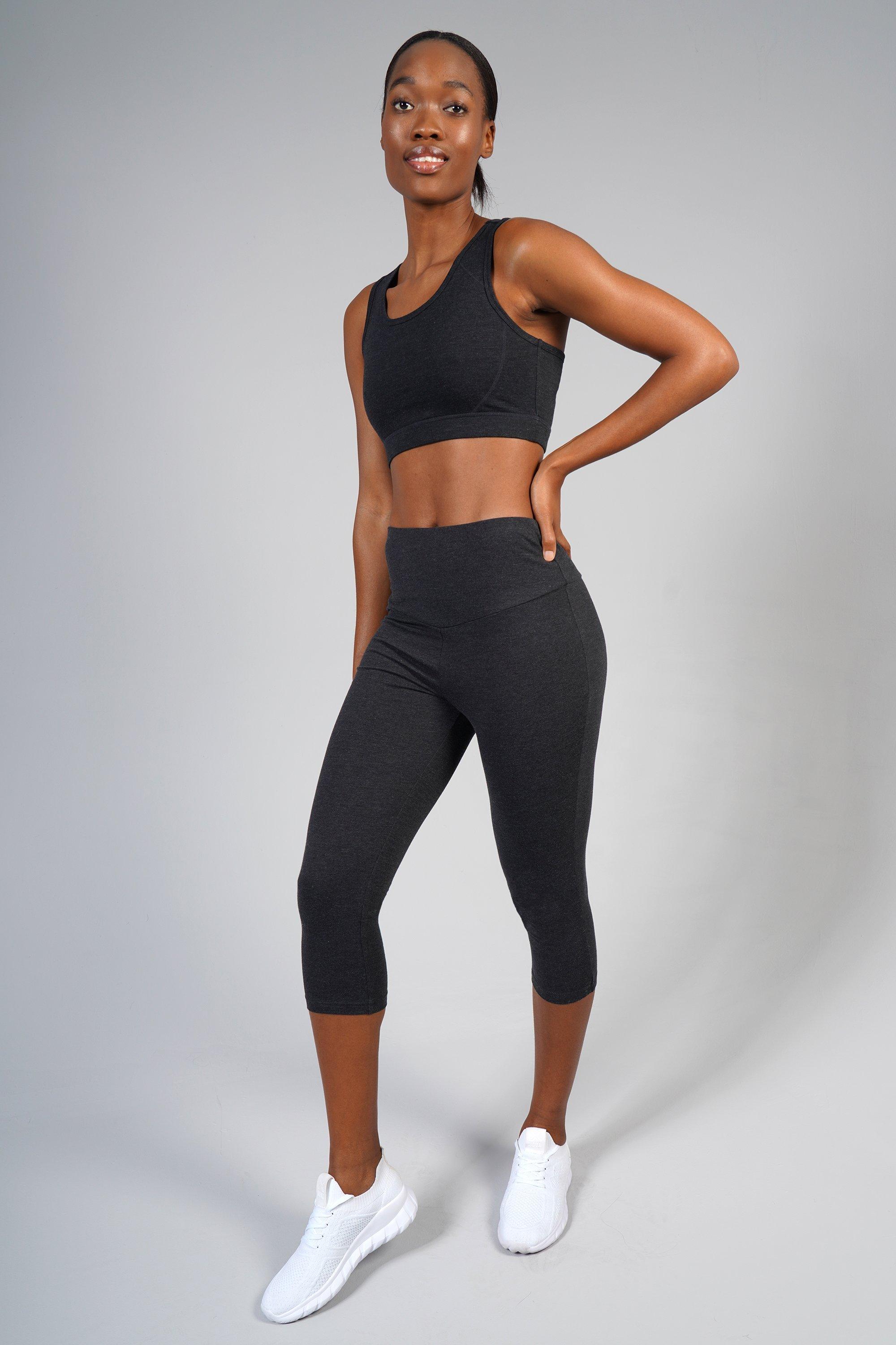 Ladies cropped gym store leggings