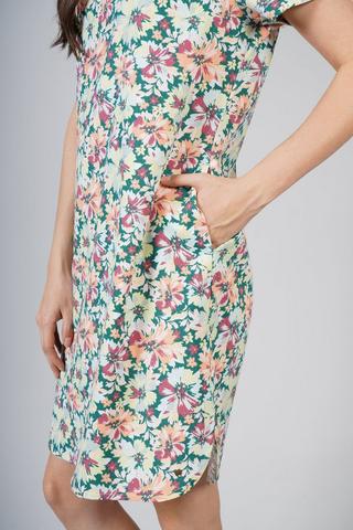 Midi Print Dress