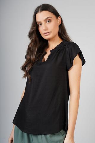 Frill Detail Top