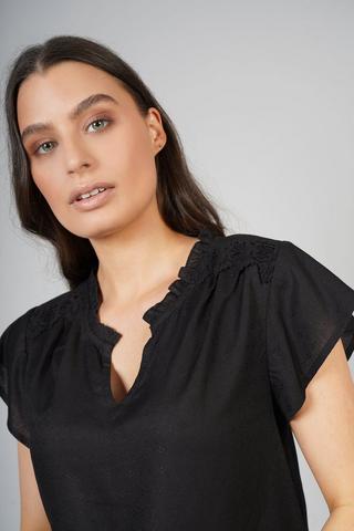Frill Detail Top
