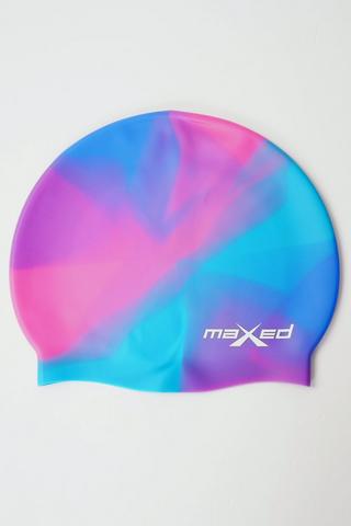 Large Purple Silicone Swimming Cap | swimelite