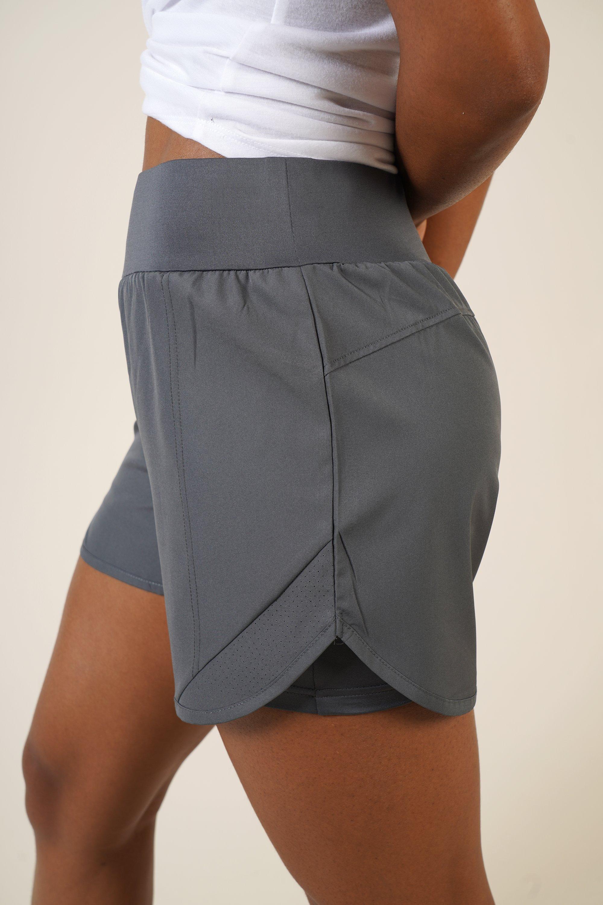 2 in 1 running shorts plus size