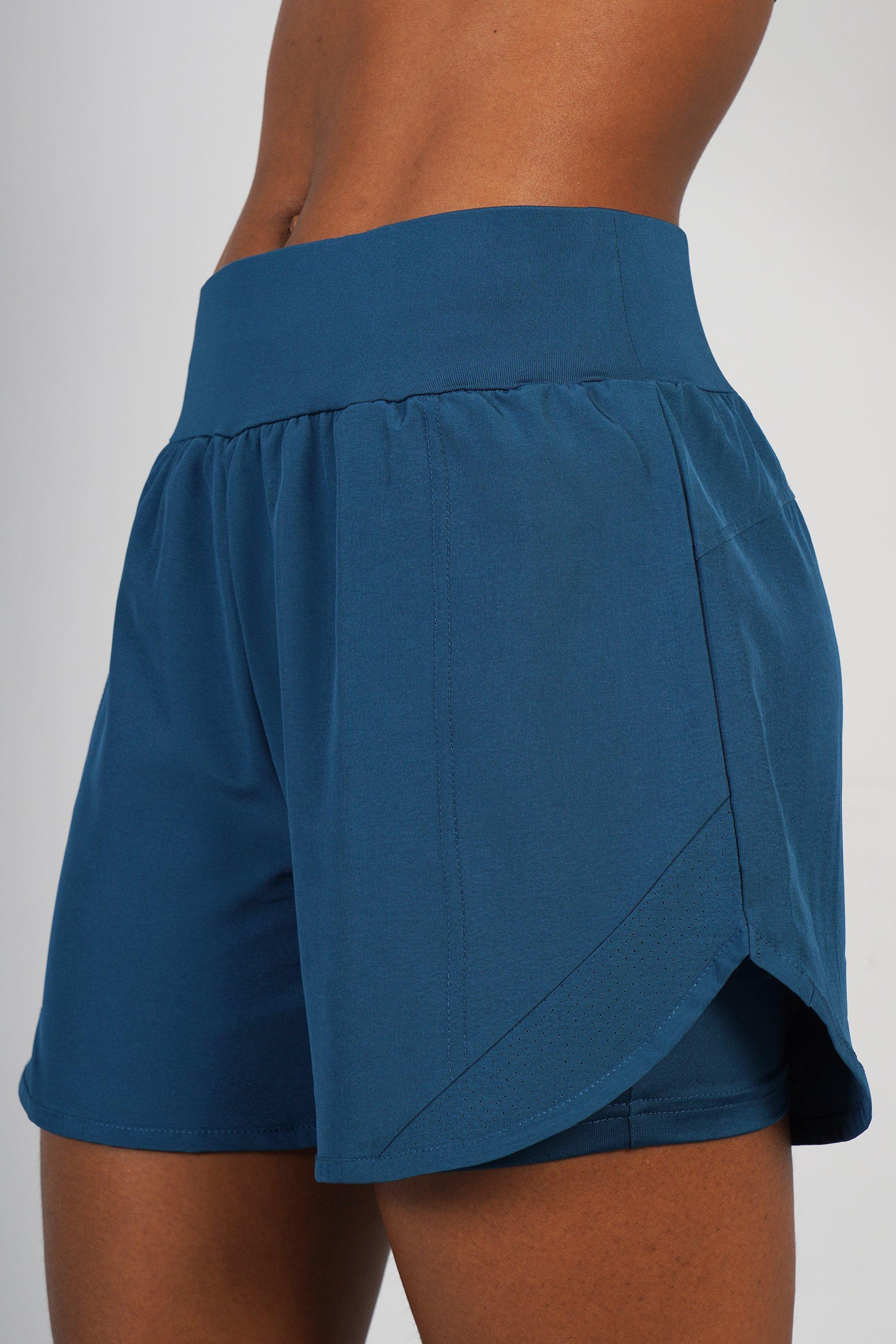 double layer shorts nike