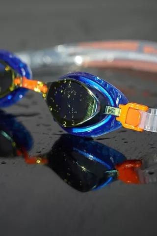 Elite Ergofit Youth Racer Blue Swimming Goggles