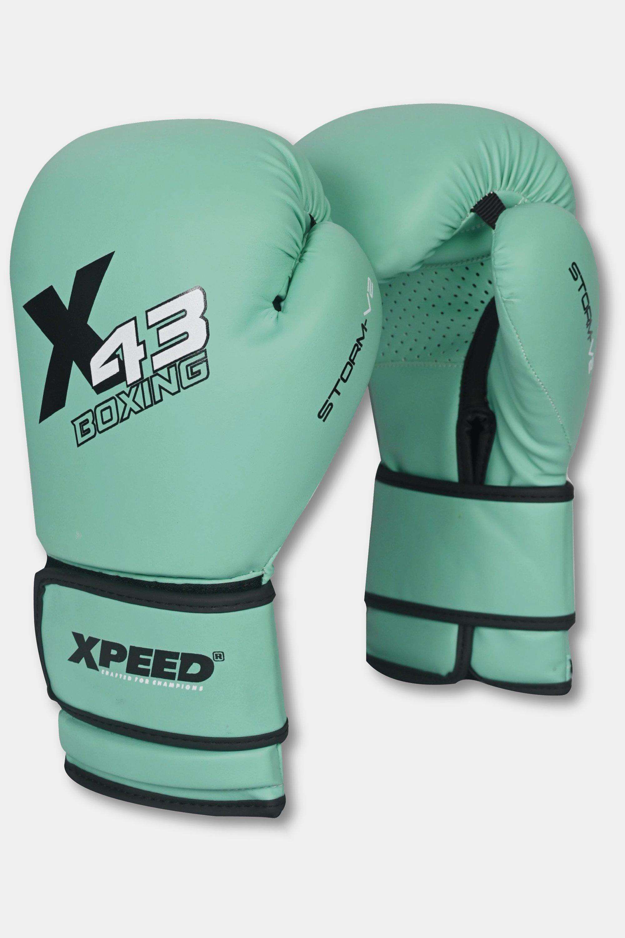 Mint green boxing gloves on sale