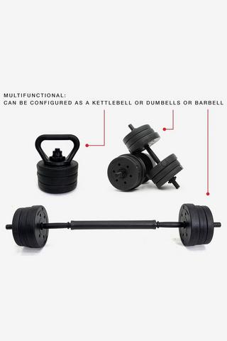 Dumbbell set discount at game store