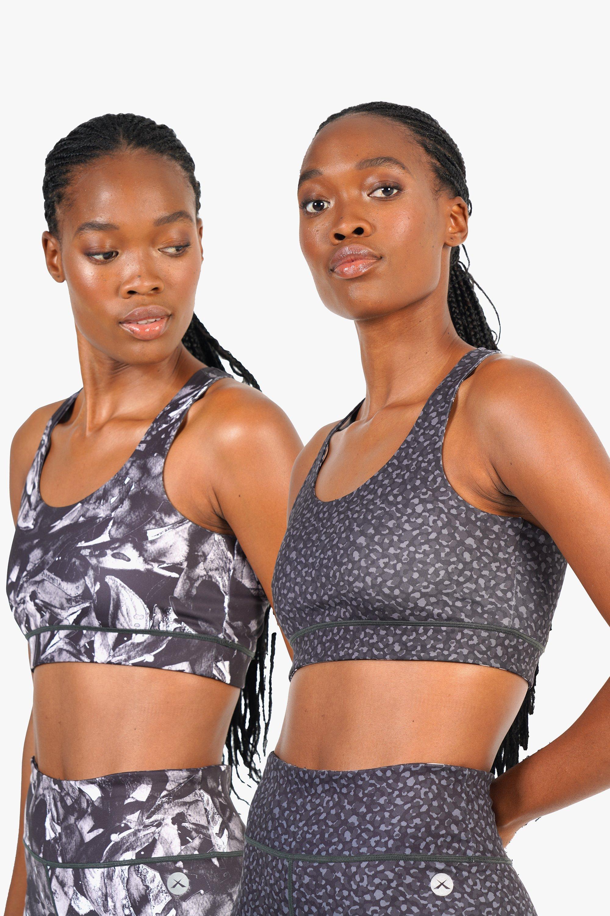 Sports crop top outlet and leggings set