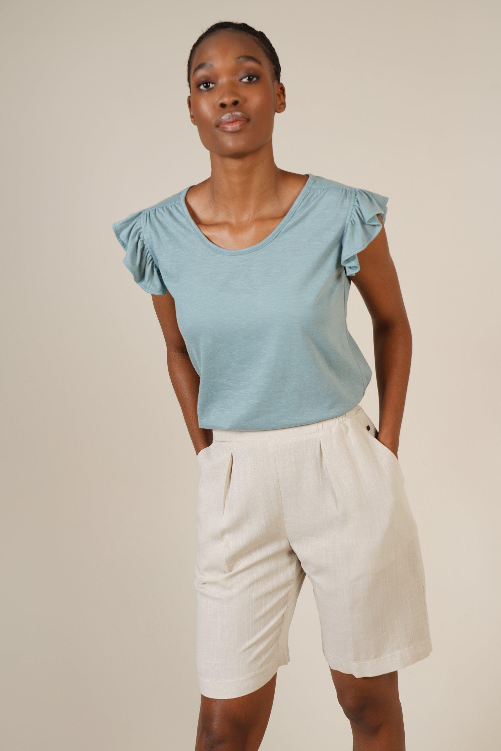 Simple Unbounded Straight-Leg Shorts