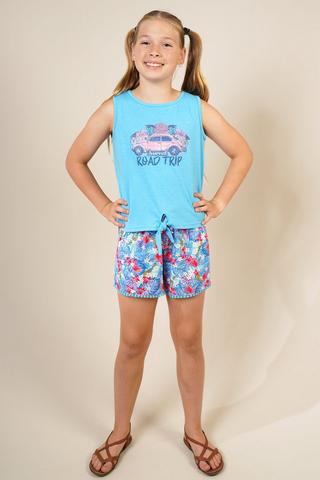 Pom-pom Trim Shorts