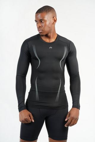 Mens Compression Shirt Long Sleeve