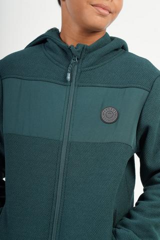 Sherpa-lined Zip-through Hoodie