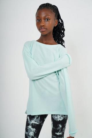 Ribbed Long Sleeve Top