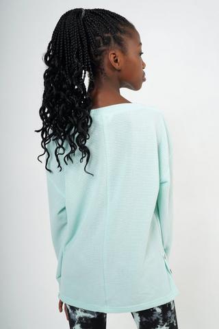 Ribbed Long Sleeve Top