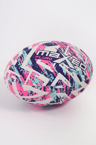 Fluro Fullsize Rugby Ball