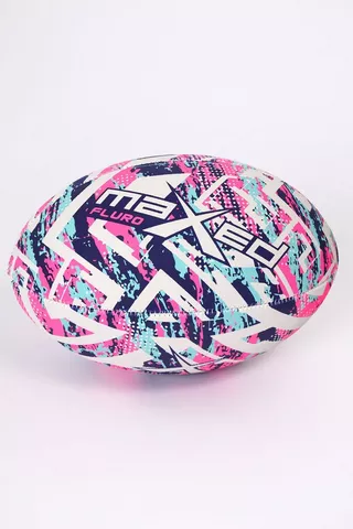 Fluro Fullsize Rugby Ball