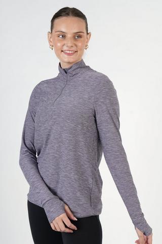 Quarter-zip Long Sleeve Active Top