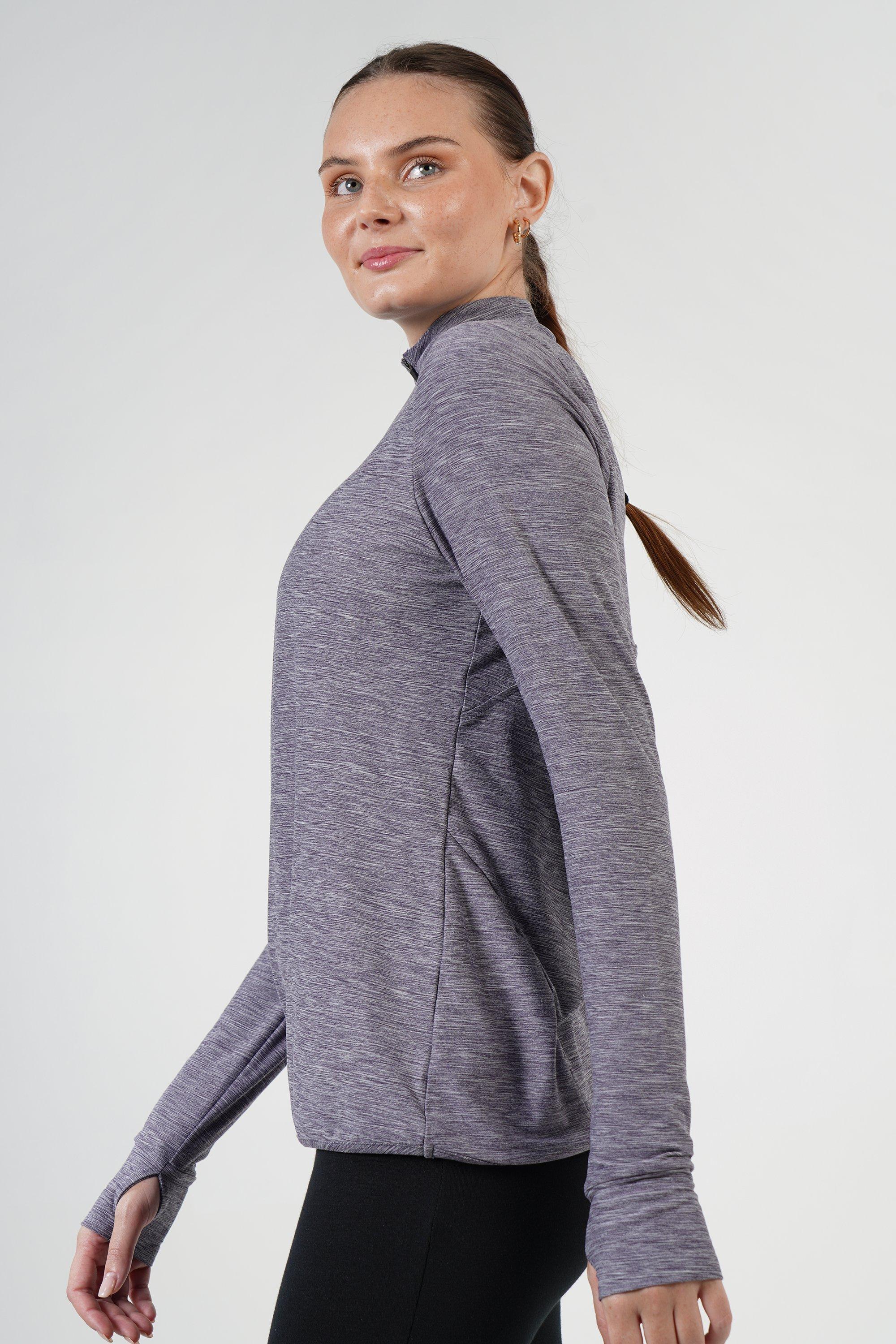 トップス macs Quarter-zip Long Sleeve Active Top