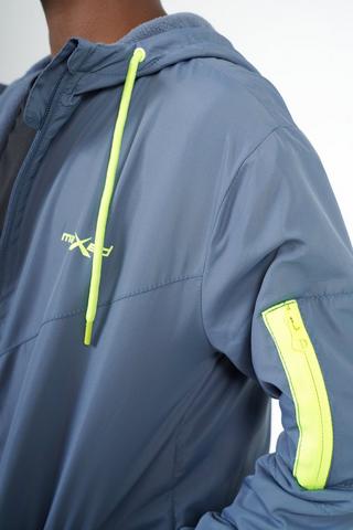 Fleece-lined Shell Hoodie