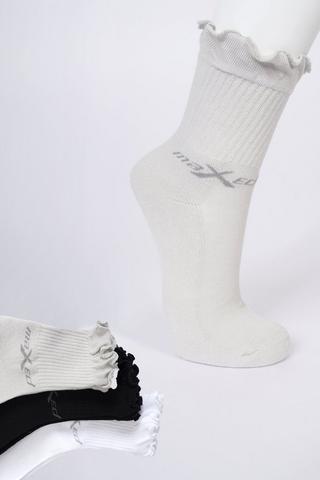 3-pack Ruffle Ankle Socks