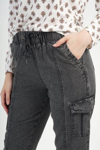 Denim Cargo Jeans