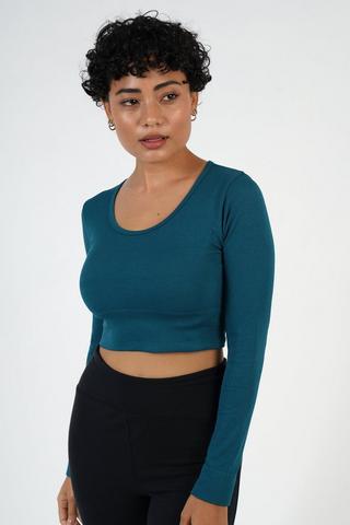 Seamless Long Sleeve Crop Top