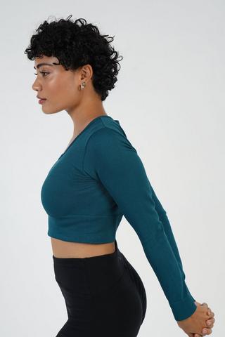 Seamless Long Sleeve Crop Top
